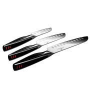 Berlinger Haus Σετ Μαχαίρια Santoku 3 τμχ από Ανοξείδωτο Ατσάλι Phantom Line BH-2024