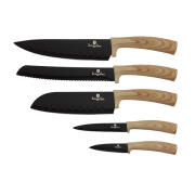 Σετ Μαχαιριών 5 τμχ με Αντιβακτηριδιακή Επίστρωση Διαμαντιού Berlinger Haus Forest Line BH-2309
