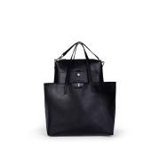 US Polo Assn. Τσάντα ώμου Axtell Black & Warm Taupe Crocco