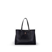 US Polo Assn. Τσάντα ώμου Shopping Blackstone Black