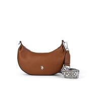 US Polo Assn. Τσάντα ώμου mini 28x7x14.5cm σειρά New Mansion Tan