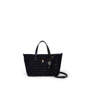 US Polo Assn. Τσάντα χειρός Jacquard Black