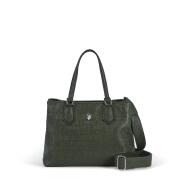 US Polo Assn. Τσάντα χειρός 30x22x13cm σειρά Lakeside Army Green
