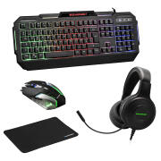 Blaupunkt Gaming Set Πληκτρολόγιο Ποντίκι Ακουστικά Mousepad BLP1955QW-133