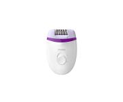 Philips Αποτριχωτική Μηχανή Epilator για Σώμα Ρεύματος BRE225/00 Satinelle Essential  Λευκό Μωβ