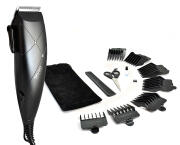 BRUNO BRN-0197 Σετ Κουρευτική Μηχανή Ρεύματος με εξαρτήματα και τσαντάκι μαύρη