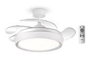 Bruno Ανεμιστήρας οροφής με LED φως AC 82W 42" Ø107x47εκ. BRN-0227 Λευκός