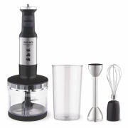 BRUNO ραβδομπλέντερ BRN-0250 1700W Σετ 3 σε 1 ρυθμιζόμενη ταχύτητα 4 λεπίδες inox-μαύρο