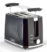 BRUNO φρυγανιέρα BRN-0274 2 θέσεων 900W με σχάρα ψησίματος μαύρη
