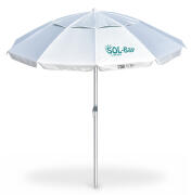 BRUNO ομπρέλα παραλίας αλουμινίου SOL-BAY BRN-0287 2.2m UPF 50+ σκελετός Fiberglass ρυθμιζόμενη
