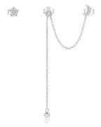 BAMOER σκουλαρίκια καρφωτά BSE431 με κυβική ζιρκόνια ασήμι 925 ασήμι