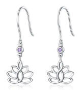 BAMOER σκουλαρίκια κρεμαστά BSE451 με κυβική ζιρκόνια ασήμι 925 ασημί