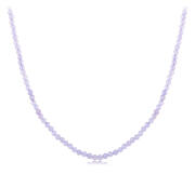 BAMOER κολιέ BSN431 με κρύσταλλα ασήμι 925 μωβ