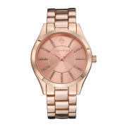 Timothy Stone Γυναικείο Ρολόι Χρώματος Ροζ-Χρυσό με Μεταλλικό Μπρασελέ και Κρύσταλλα Swarovski® C-011-ALRG