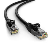 POWERTECH καλώδιο δικτύου CAB-N401 Cat 6 U/UTP CCA 250Hz 0.25m μαύρο