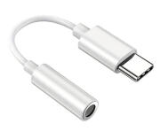 POWERTECH αντάπτορας USB-C σε 3.5mm CAB-UC088 λευκός