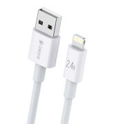 CELEBRAT καλώδιο Lightning σε USB CB-24L 2.4A 1.2m λευκό