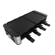 Cecotec Ηλεκτρική Ψησταριά Raclette Grill 1400 W Cheese&Grill 16000 Inox Black CEC-03224