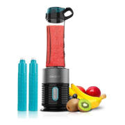 Cecotec Μπλέντερ για Smoothies με 2 Κανάτες/Ποτήρια 600 ml και Μύλο Άλεσης 650 W Power Titanium 650 EasyGo Cecotec CEC-03988
