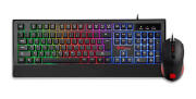 THERMALTAKE πληκτρολόγιο & ποντίκι Challenger ενσύρματα RGB μαύρο