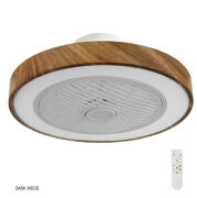 Gruppe Ανεμιστήρας Οροφής Dark Wood με Φως & Τηλεχειριστήριο CMBF-FS6008 DC MOTOR