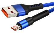 CABLETIME καλώδιο micro USB σε USB CT-C165-P05 2.4A 480Mbps 1m μπλε