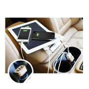 Φορτιστής Αυτοκινήτου USB Υψηλής Ταχύτητας 3 Εισόδων 5.1-amp SPM CarCharger-WHT