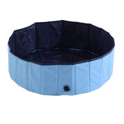 PawHut Αναδιπλούμενη Πισίνα για Κατοικίδια 100 x 30 cm Χρώματος Γαλάζιο D01-012BU
