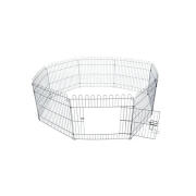 Πολυμορφικό Μεταλλικό Κλουβί - Πάρκο Εκπαίδευσης Κατοικίδιου 158 x 61 cm PawHut D06-025