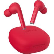 Defunc TRUE ENTERTAINMENT Bluetooth 5.2 Ασύρματα True Wireless Ακουστικά με θήκη (κόκκινο)