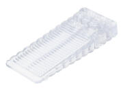 Σφήνα πόρτας DA223 σιλικόνης 9.6x4x1.9cm διάφανη