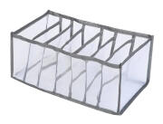 Θήκη οργάνωσης ρούχων DA282 με 7 θέσεις 35x24x20cm γκρι