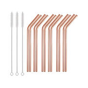 Σετ Επαναχρησιμοποιούμενα Καλαμάκια από Ανοξείδωτο Ατσάλι 12 τμχ και 3 Βουρτσάκια Καθαρισμού SPM DB4411