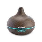 Tanness Ηλεκτρικός Διαχυτής Αρώματος και Υγραντήρας 300 ml Χρώματος Σκούρο Καφέ DB5938