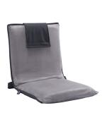 Πτυσσόμενη Πολυθρόνα Δαπέδου με Στήριξη Πλάτης και 6 Θέσεις Ρύθμισης 46,5 x 53 x 52 cm Γκρι DBYQBKWFS000DD52CV0 Vevor