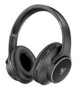 Doqaus Ακουστικά Ασύρματα & Ενσύρματα Ø40mm 600mAh Design 1 Μαύρα