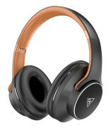 Doqaus Ακουστικά Ασύρματα & Ενσύρματα Ø40mm 600mAh Design 1 Mαύρα Kαφέ