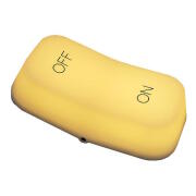 Designnest® ON-OFF Lamp |MUID| Φωτάκι νυκτός με Αισθητήρα Κλίσης & Επαναφορτιζόμενη Μπαταρία από μαλακή σιλικόνη (κίτρινο/Warm)