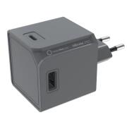 Allocacoc - USBcube Original - USB A+C - 65W - Γκρι  DH1253GY/EUPD65