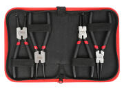 DELI σετ ασφαλειοτσίμπιδα DL104407 με θήκη 175mm 4τμχ