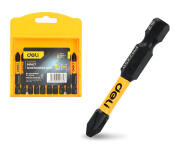 DELI σετ μύτες κατσαβιδιού DL251050 για δραπανοκατσάβιδο σταυρωτές PH2x50mm 10τμχ