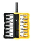 DELI σετ μύτες κατσαβιδιού DL251201 με αντάπτορα μαγνητικές 15τμχ