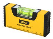 DELI αλφάδι DL290100 με 1 μάτι & κλίμακα αλουμινίου 10cm