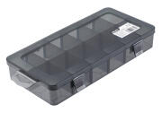 DELI ταμπακιέρα DL432304 12 θέσεων 26x13.5x4.4cm πλαστική μαύρη