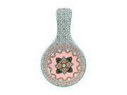 Casa Domani Βάση Για Κουτάλα Γαλάζια/Τερακότα Pelagie Κεραμική 13cm