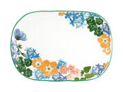 Maxwell & Williams Πιατέλα Παραλ/μη 40x28cm Πράσινη Κεραμική  Forget Me Not Σε Συσκευασία Δώρου