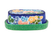 Maxwell & Williams Δοχείο για Βούτυρο 19.5x11x8.5cm Μπλε Κεραμικό  Forget Me Not Σε Συσκευασία Δώρο