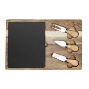 Σετ Ξύλινο Πλατώ Τυριών με Αξεσουάρ SPM DYN-5059059032529