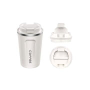 SPM Ποτήρι Θερμός 380 ml Χρώματος Λευκό DYN-5059059078091
