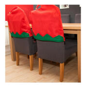 Σετ Χριστουγεννιάτικα Κάλυμματα Πλάτης Καρέκλας Ξωτικό SPM DYN-PM503041